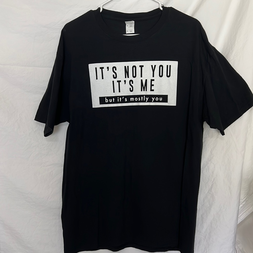 It’s Not You it’s Me tshirt, never worn, L